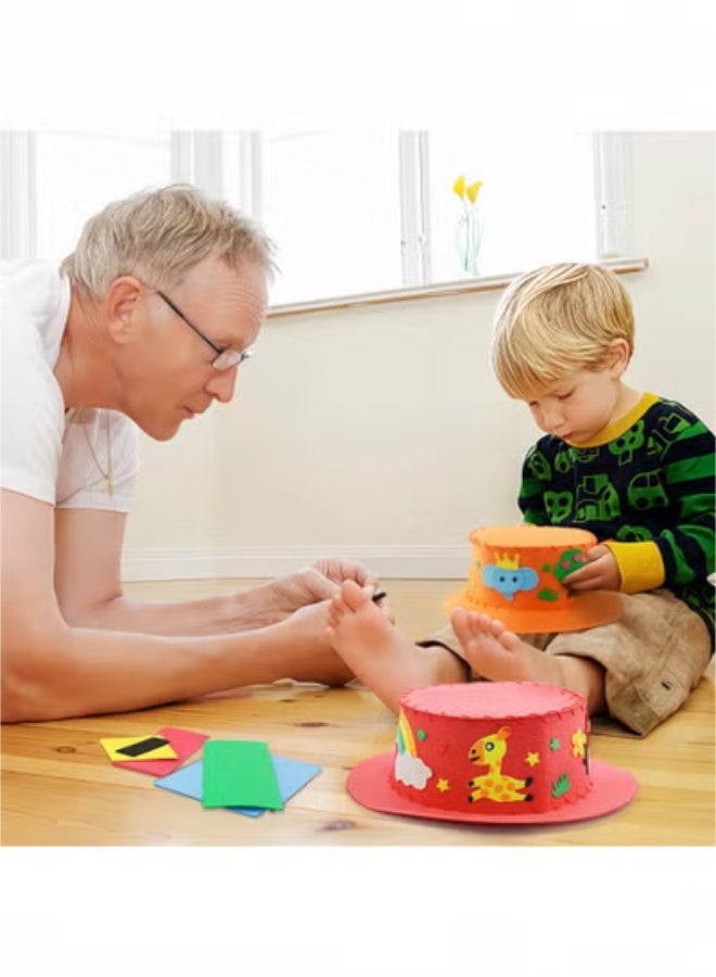 fantasize 4 Pcs Toddler Arts and Crafts for Kids Ages 1 2 3 4 5 6 Years Old, Craft Kits for Sewing Sets, Preschool Educational Kids Toys Sewing Craft Kits for Kids DIY Art Craft Hand Stitch Play Set - Image 3